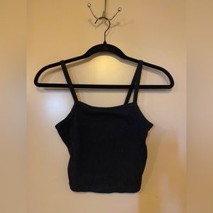 Plain Black Tank Too